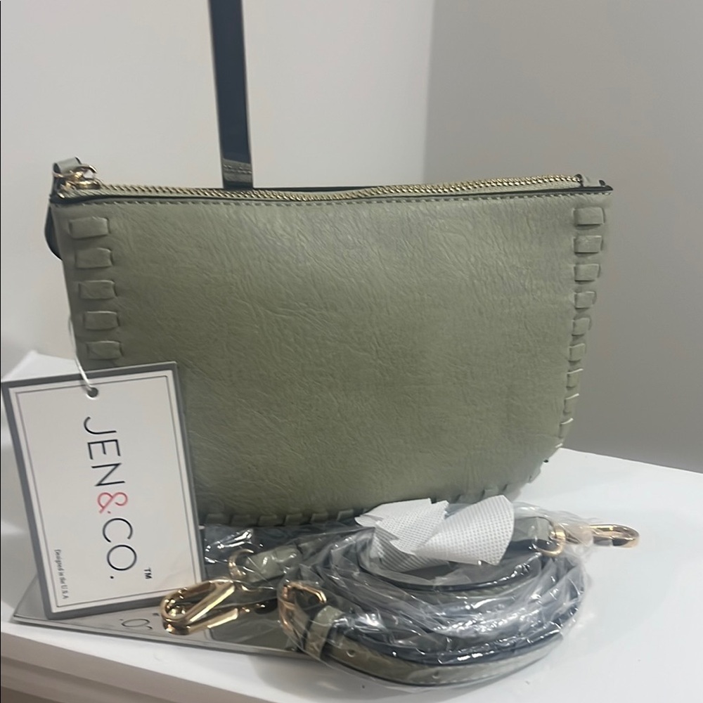 Jen & Co Green Crossbody Bag